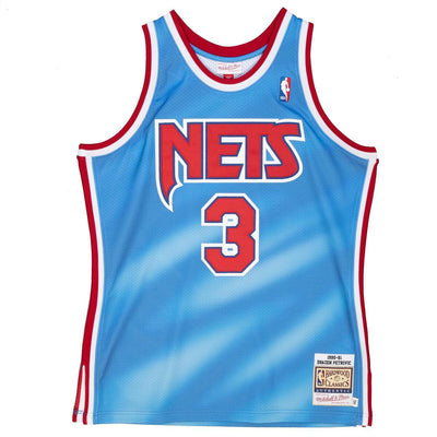 NBA AUTHENTIC JERSEY NETS 1990 DRAZEN PETROVIC - Blue - Image 1