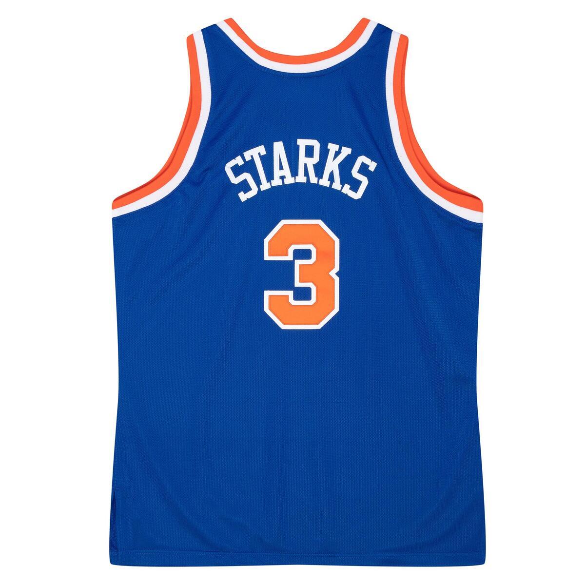 NBA AUTHENTIC JERSEY KNICKS 1991 JOHN STARKS Royal AJY4CP19152-NYKROYA91JSR - Image 4