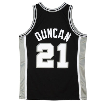 NBA AUTHENTIC JERSEY SPURS 1998 TIM DUNCAN - Black - Image 2