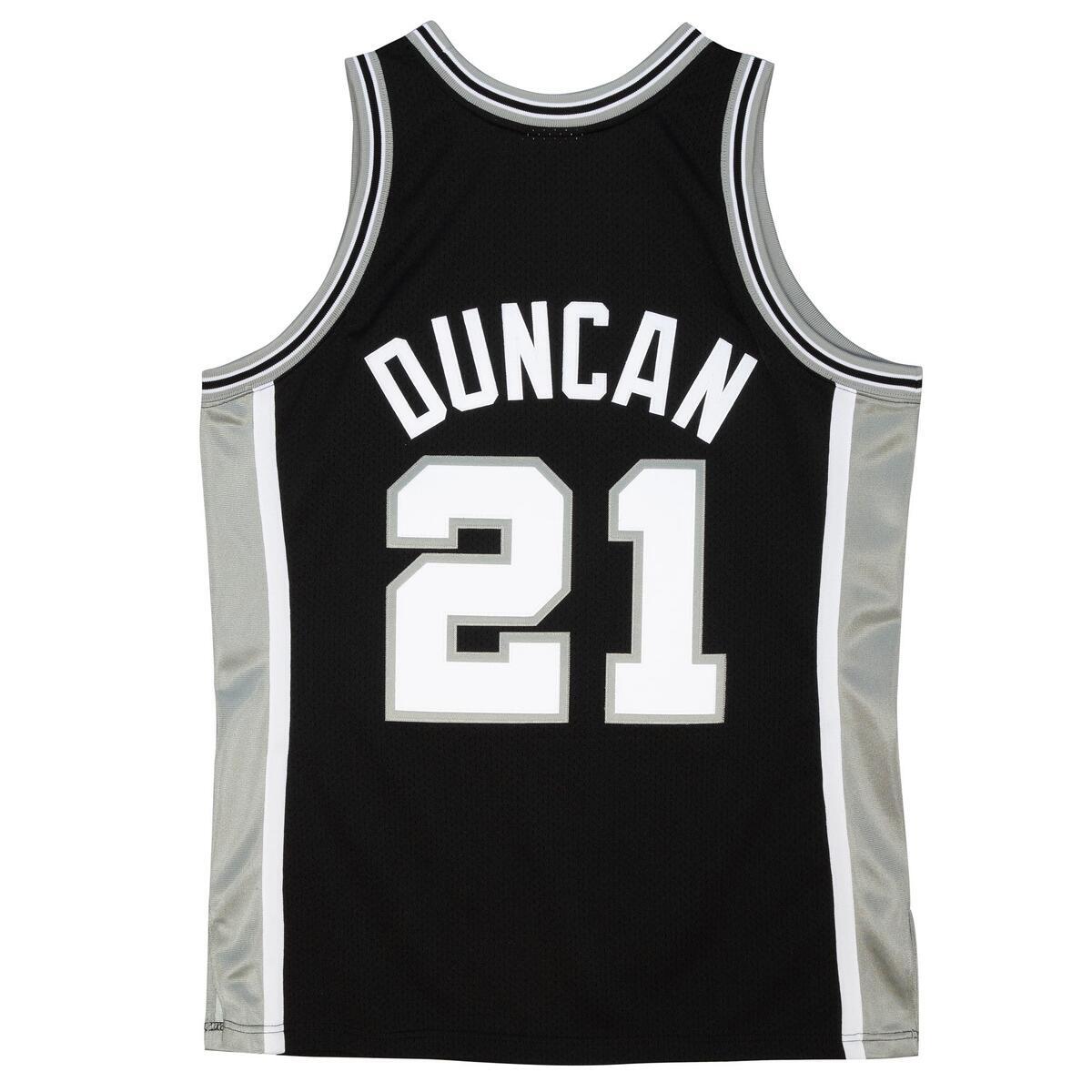 NBA AUTHENTIC JERSEY SPURS 1998 TIM DUNCAN - Black - Image 2