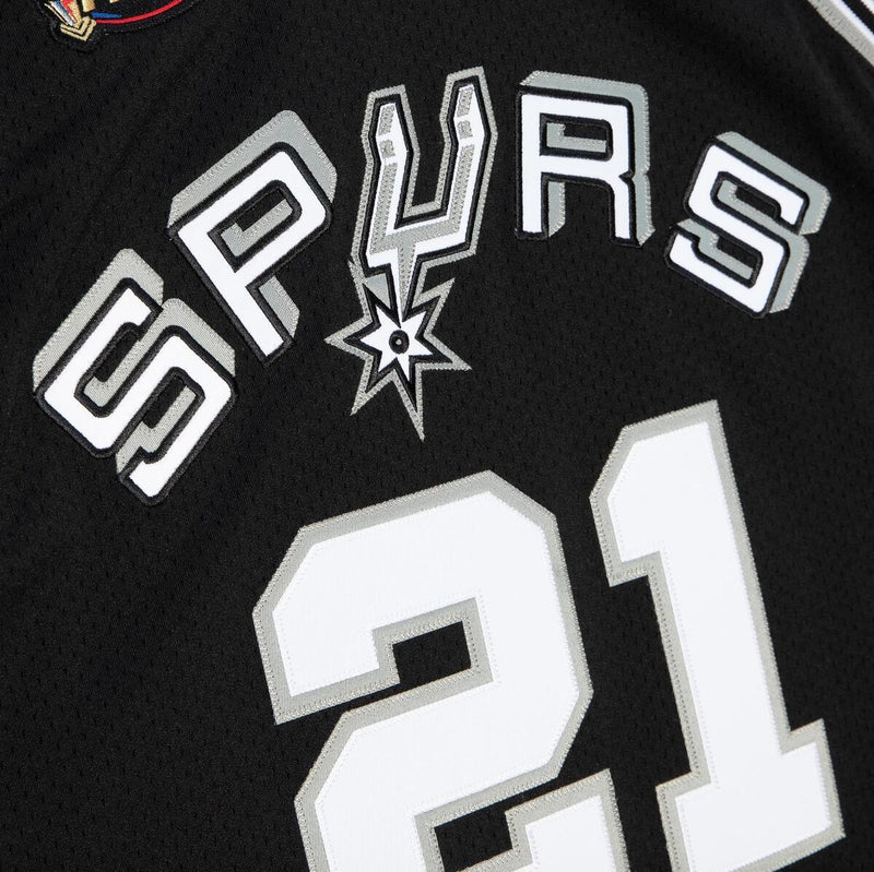 NBA AUTHENTIC JERSEY SPURS 1998 TIM DUNCAN - Black - Image 3