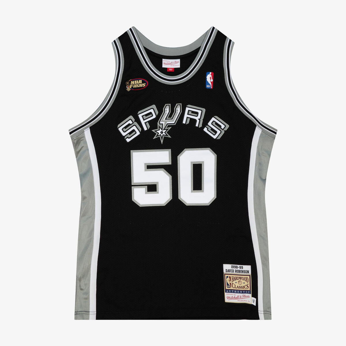 NBA AUTHENTIC JERSEY SPURS 1998 DAVID ROBINSON - Black - Image 1