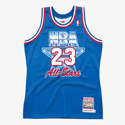 NBA AUTHENTIC JERSEY ALL-STAR EAST 1993 MICHAEL JORDAN - Royal - Image 1