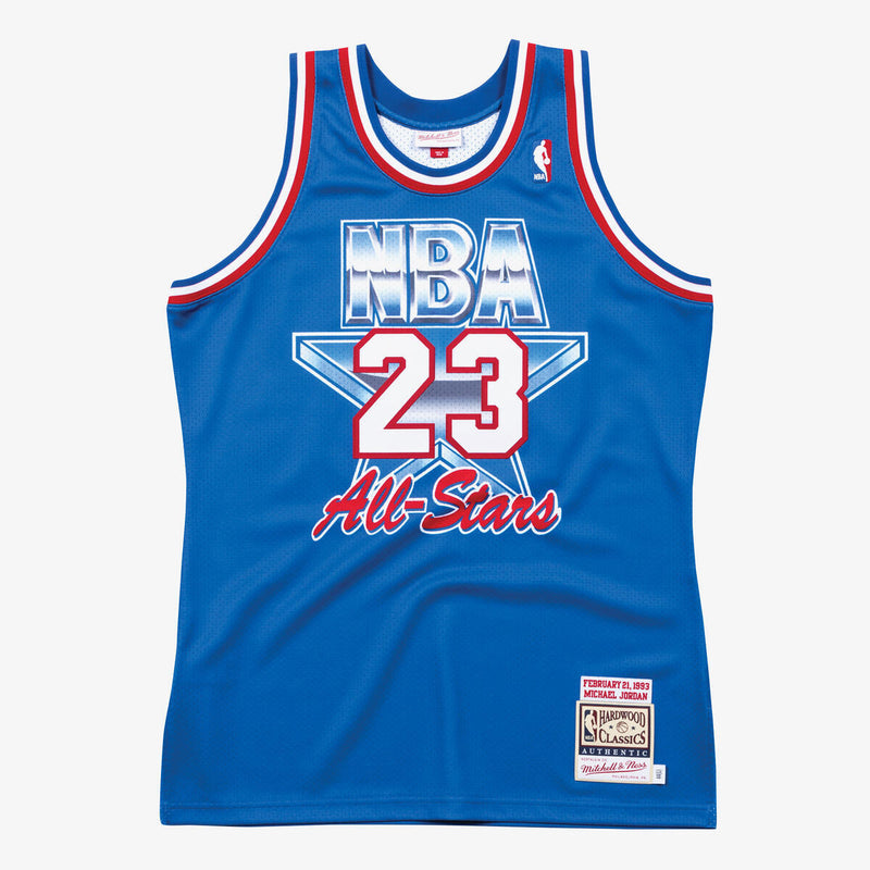 NBA AUTHENTIC JERSEY ALL-STAR EAST 1993 MICHAEL JORDAN - Royal - Image 1