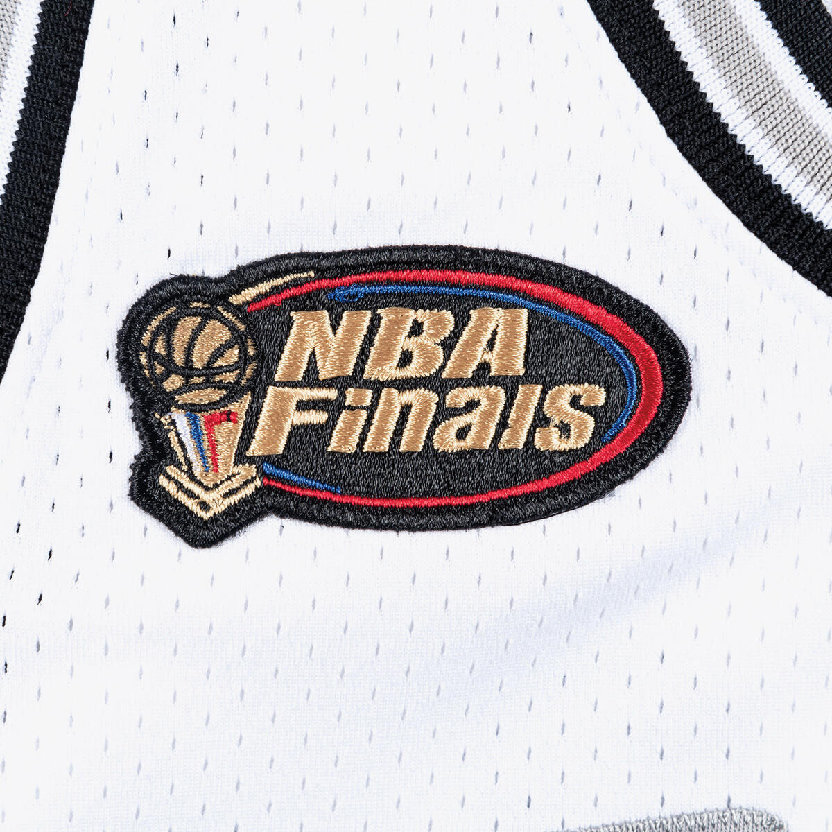 NBA AUTHENTIC HOME FINALS JERSEY SPURS 1998 DAVID ROBINSON - White - Image 4