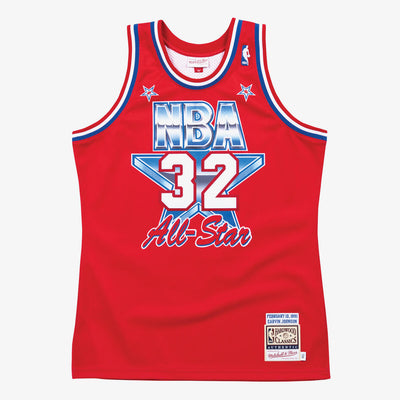 NBA ALL-STAR WEST JERSEY 1991 MAGIC JOHNSON - Scarlet - Image 1