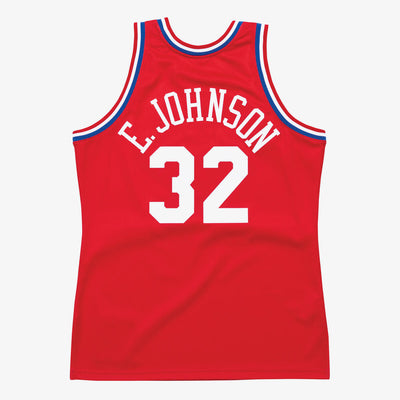 NBA ALL-STAR WEST JERSEY 1991 MAGIC JOHNSON - Scarlet - Image 2