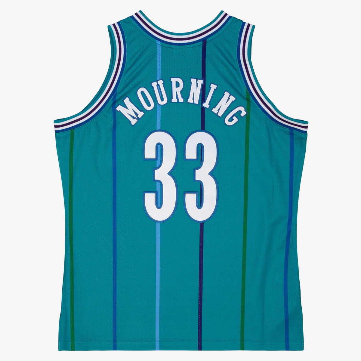 NBA AUTHENTIC ROAD JERSEY HORNETS 1992 ALONZO MOURNING - Image 2