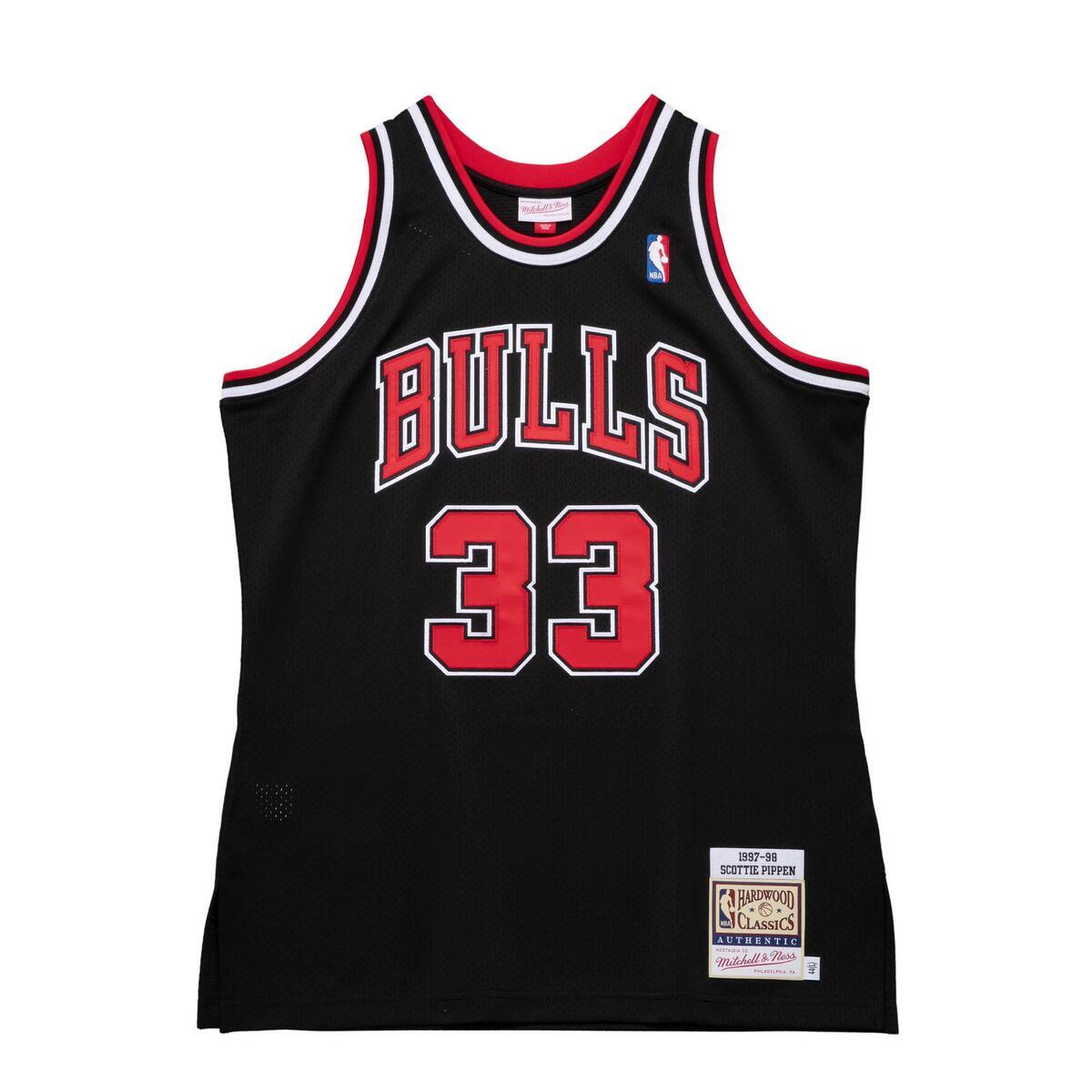 NBA AUTHENTIC ALTERNATE JERSEY BULLS 1997 SCOTTIE PIPPEN - Black - Image 1