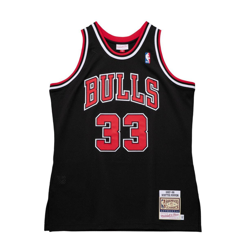 NBA AUTHENTIC ALTERNATE JERSEY BULLS 1997 SCOTTIE PIPPEN - Black - Image 1