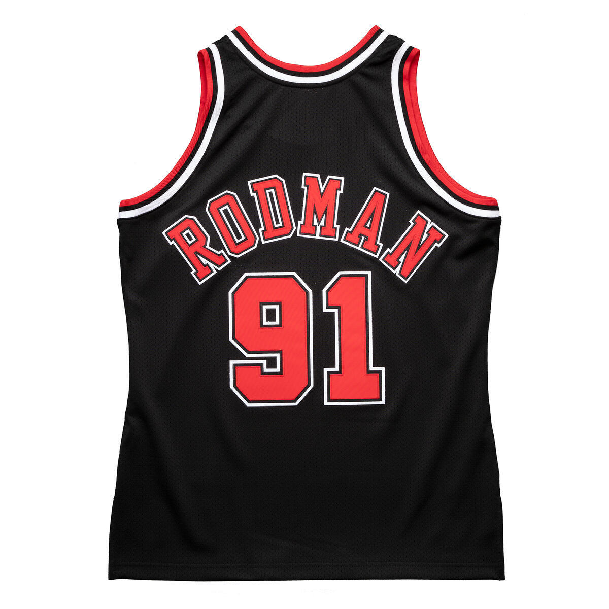 NBA AUTHENTIC ALTERNATE JERSEY BULLS 1997 DENNIS RODMAN Black AJY4GS18078-CBUBLCK97DRD - Image 4