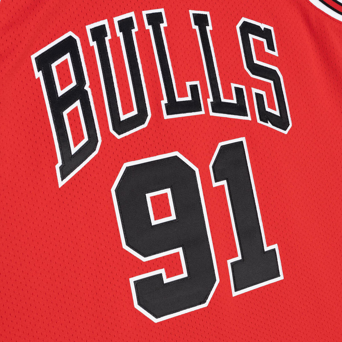 NBA AUTHENTIC ROAD FINALS JERSEY BULLS 1997 DENNIS RODMAN - Image 9