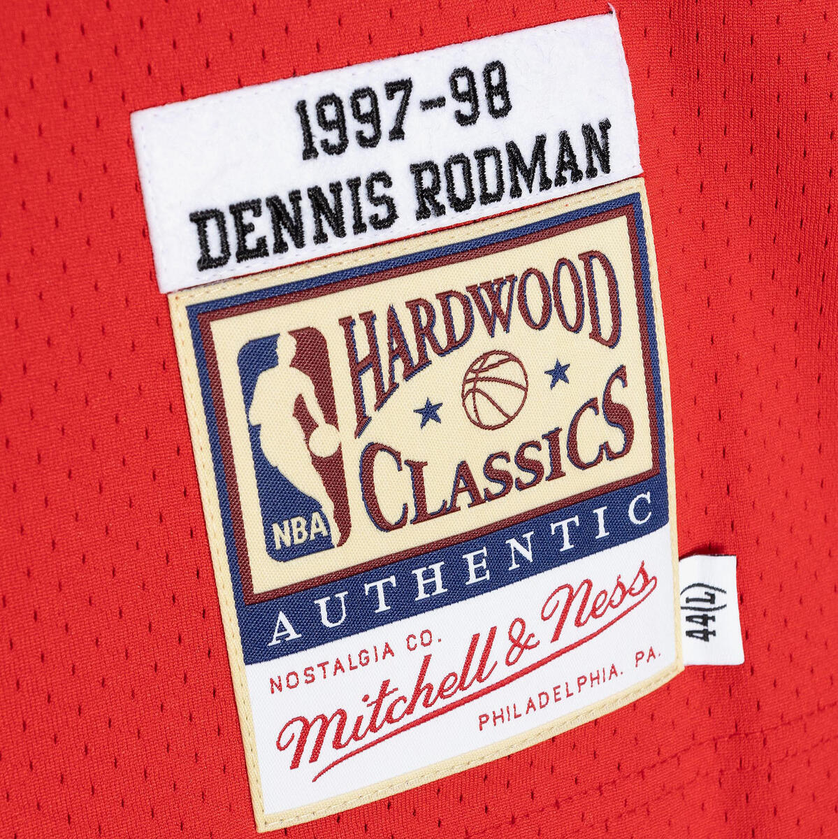 NBA AUTHENTIC ROAD FINALS JERSEY BULLS 1997 DENNIS RODMAN - Image 12