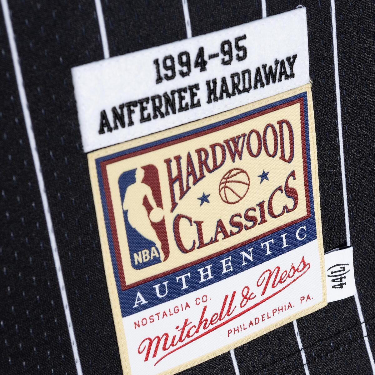 NBA AUTHENTIC ALTERNATE JERSEY MAGIC 1994 ANFERNEE HARDAWAY Black AJY4GS18096-OMABLCK94AHA - Image 1