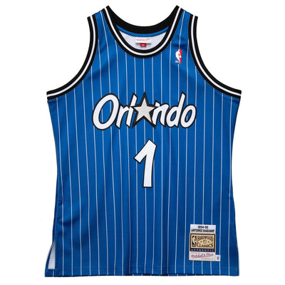 NBA AUTHENTIC ROAD JERSEY MAGIC 1994 ANFERNEE HARDAWAY Royal AJY4GS18098-OMAROYA94AHA - Image 1