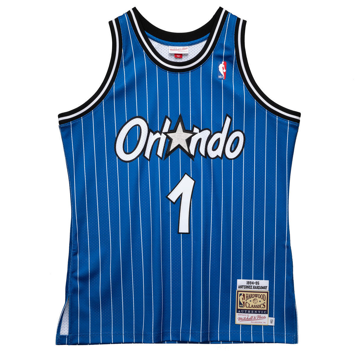 NBA AUTHENTIC ROAD JERSEY MAGIC 1994 ANFERNEE HARDAWAY Royal AJY4GS18098-OMAROYA94AHA - Image 1