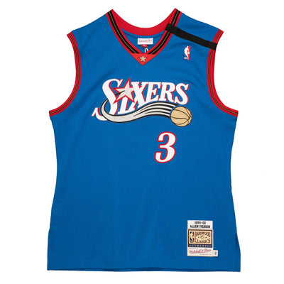 NBA AUTHENTIC ALTERNATE JERSEY 76ERS 1999 ALLEN IVERSON - Royal - Image 1