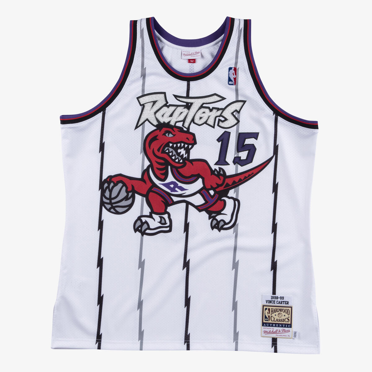 NBA AUTHENTIC HOME JERSEY RAPTORS 1998 VINCE CARTER - White - Image 1