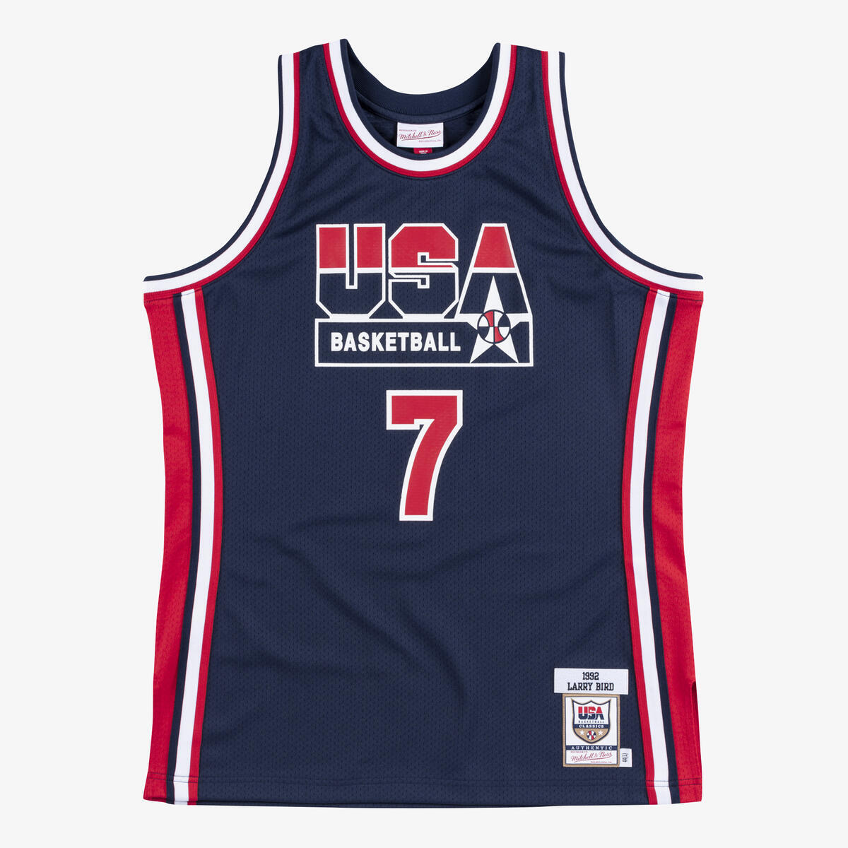 NBA AUTHENTIC JERSEY TEAM USA 1992 LARRY BIRD - Navy - Image 1