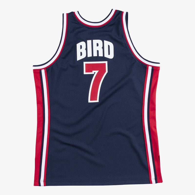 NBA AUTHENTIC JERSEY TEAM USA 1992 LARRY BIRD - Navy - Image 2