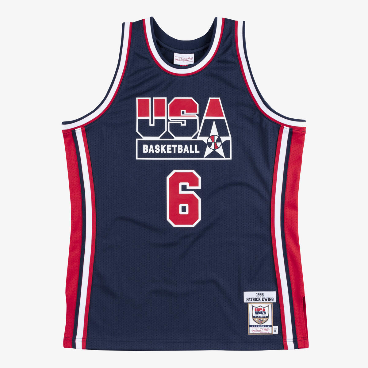 NBA AUTHENTIC JERSEY TEAM USA 1992 PATRICK EWING - Navy - Image 1