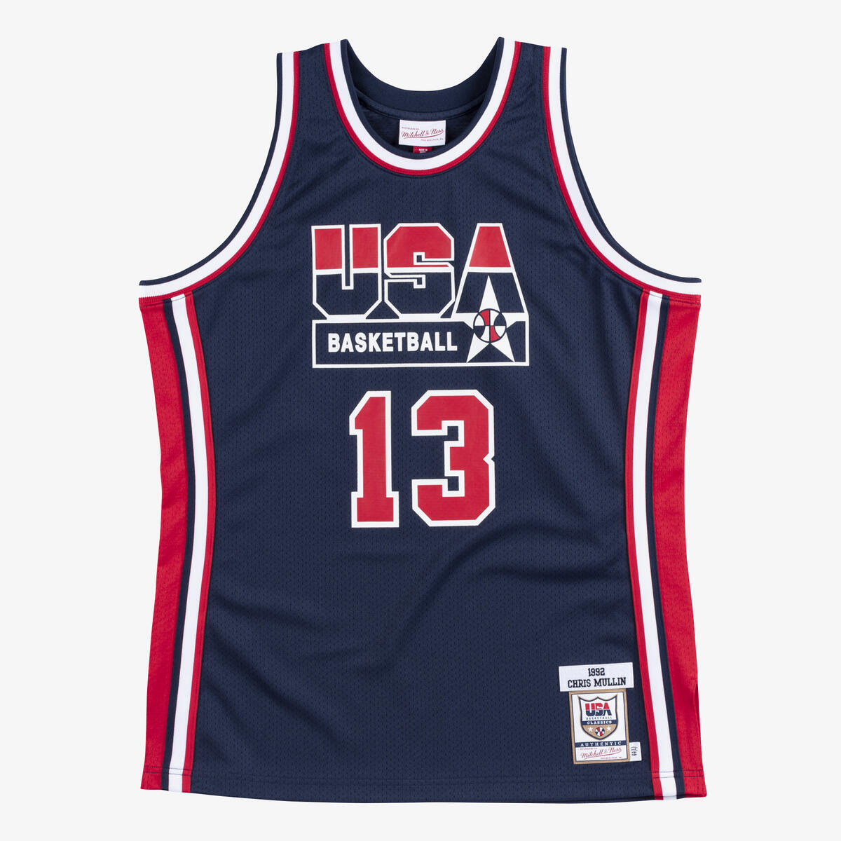 NBA AUTHENTIC JERSEY TEAM USA 1992 CHRIS MULLIN - Navy - Image 1