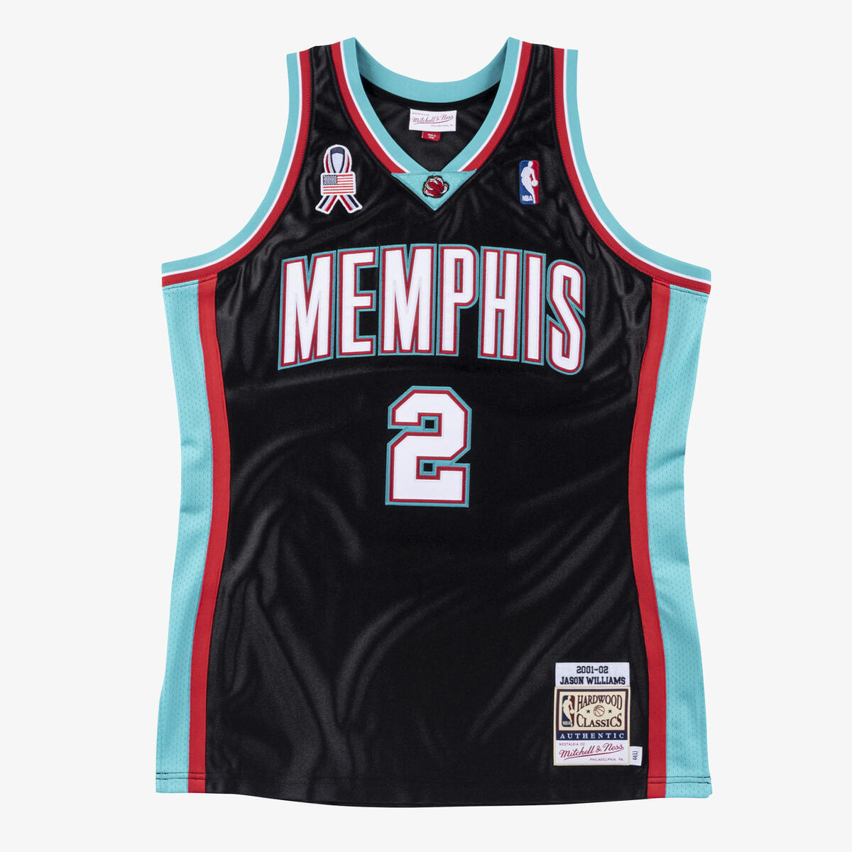 NBA AUTHENTIC JERSEY GRIZZLIES 01-02 JASON WILLIAMS - Black - Image 1