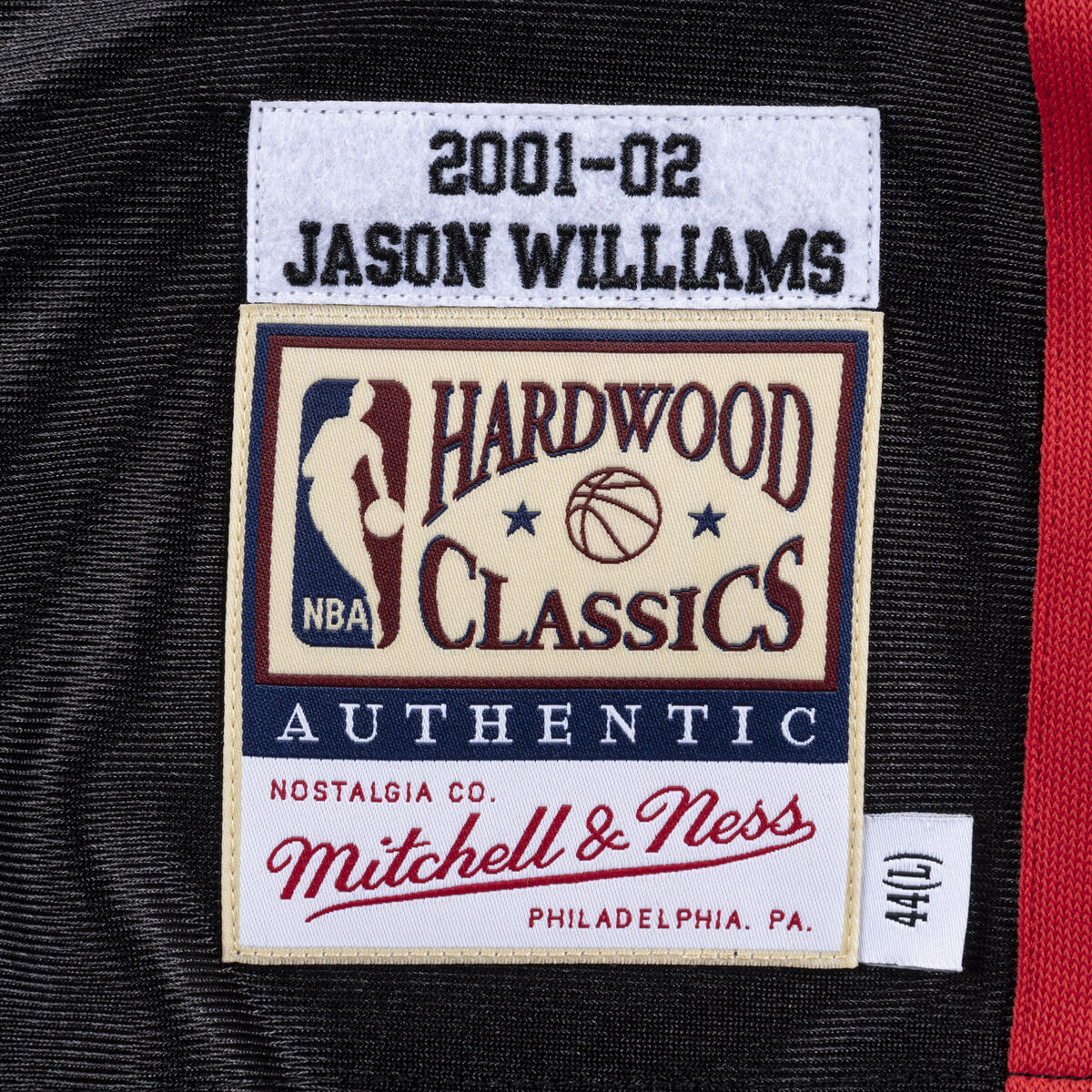 NBA AUTHENTIC JERSEY GRIZZLIES 01-02 JASON WILLIAMS - Black - Image 3