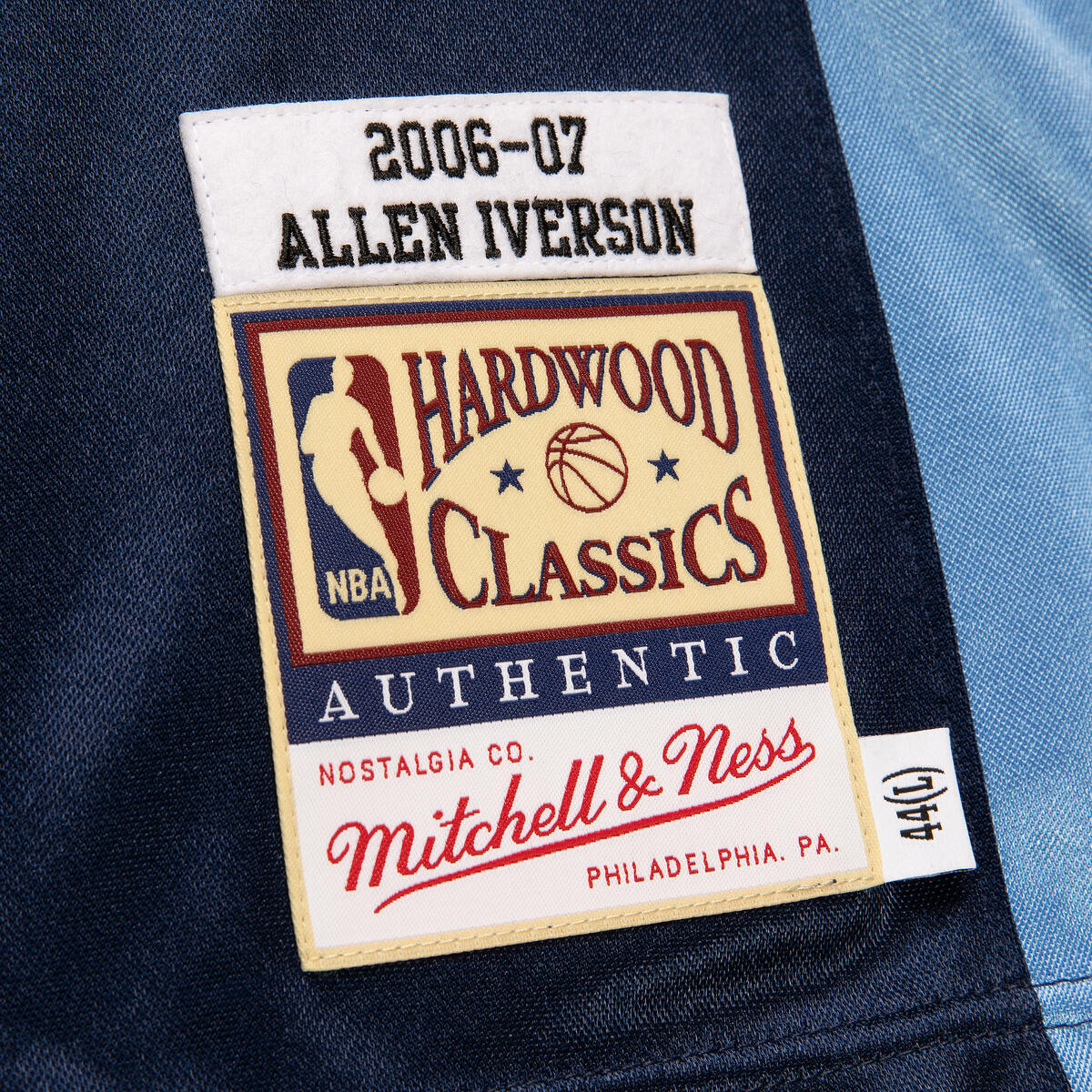 NBA AUTHENTIC JERSEY NUGGETS 2006 ALLEN IVERSON ASTROS BLUE AJY4GS20032-DNUNAVY06AIV - Image 4