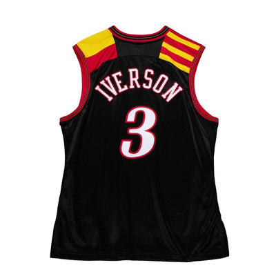 NBA AUTHENTIC JERSEY 76ERS 2006 ALLEN IVERSON - Black - Image 2