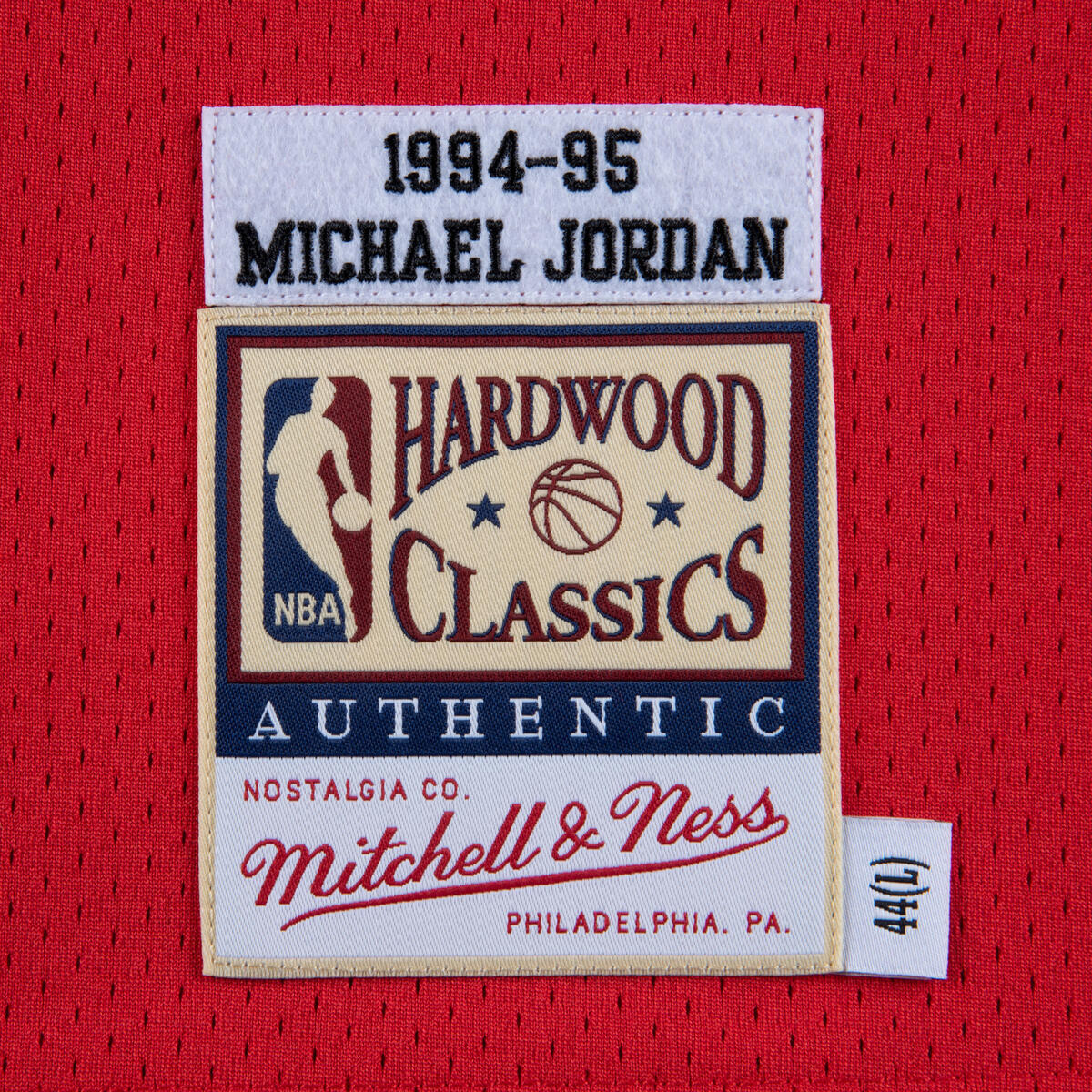 NBA AUTHENTIC JERSEY BULLS 1994 MICHAEL JORDAN - Scarlet - Image 3