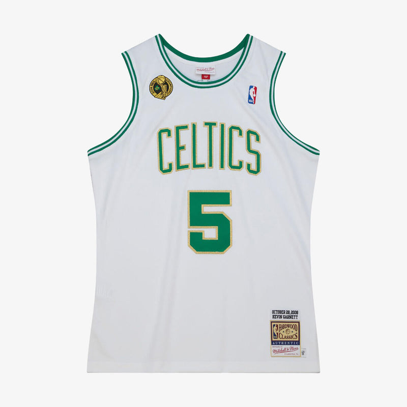 NBA AUTHENTIC JERSEY CELTICS 2008 KEVIN GARNETT - White - Image 1