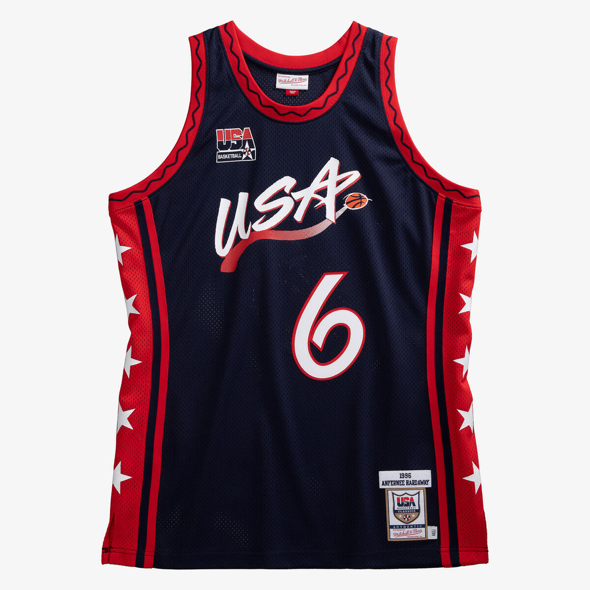 NBA AUTHENTIC JERSEY USA 1996 PENNY HARDAWAY - Navy - Image 1