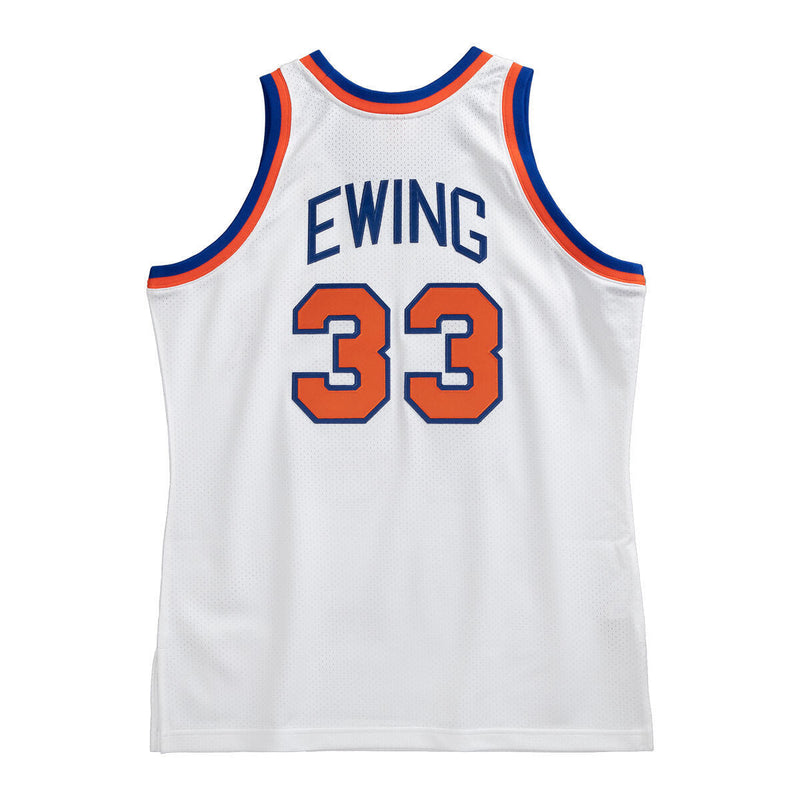 NBA AUTHENTIC JERSEY KNICKS 1985 PATRICK EWING White AJY4SB19086-NYKWHIT85PEW - Image 4