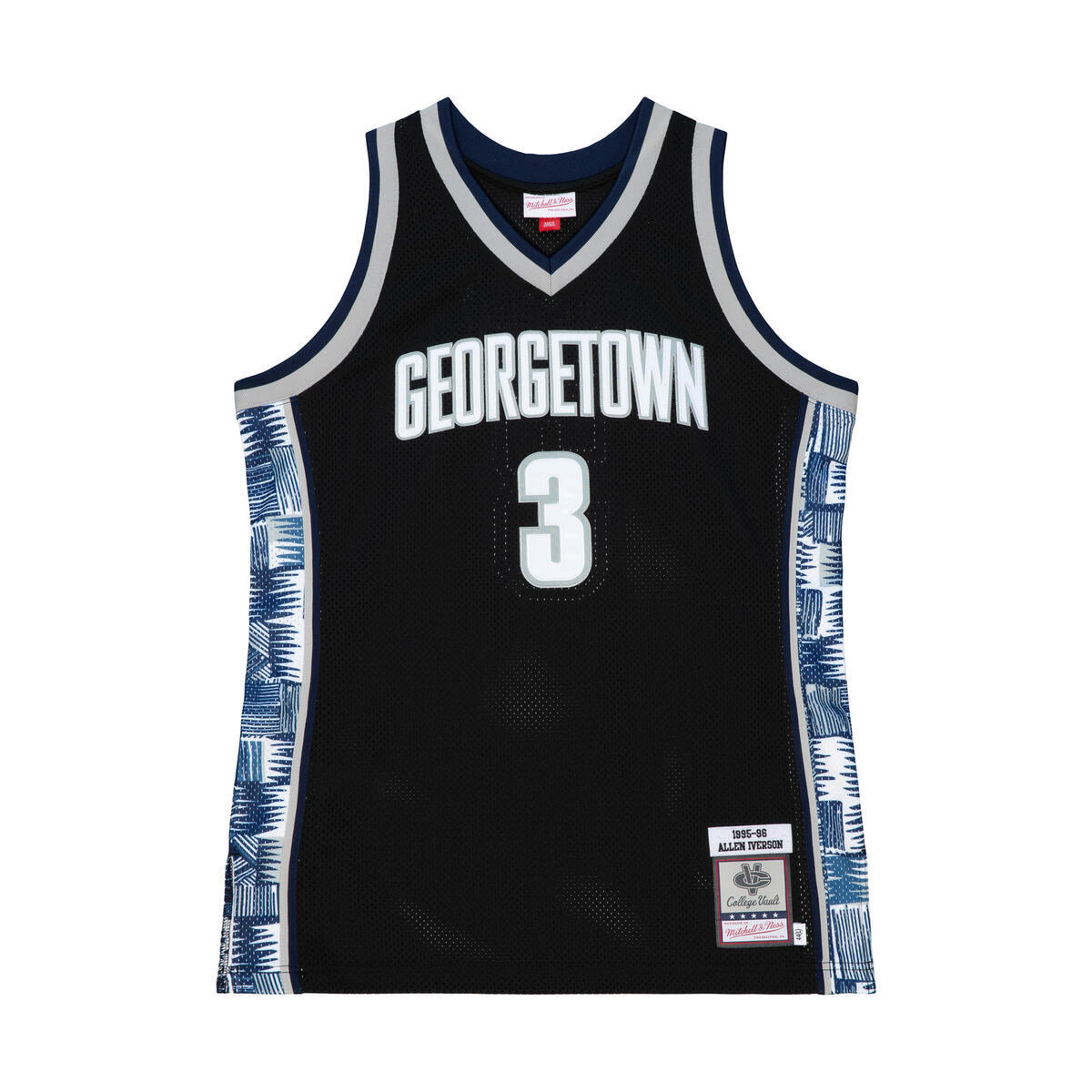 NCAA ALTERNATE JERSEY GEORGETOWN 1995 ALLEN IVERSON Black AJY53449-GTW95AIVBLCK - Image 1