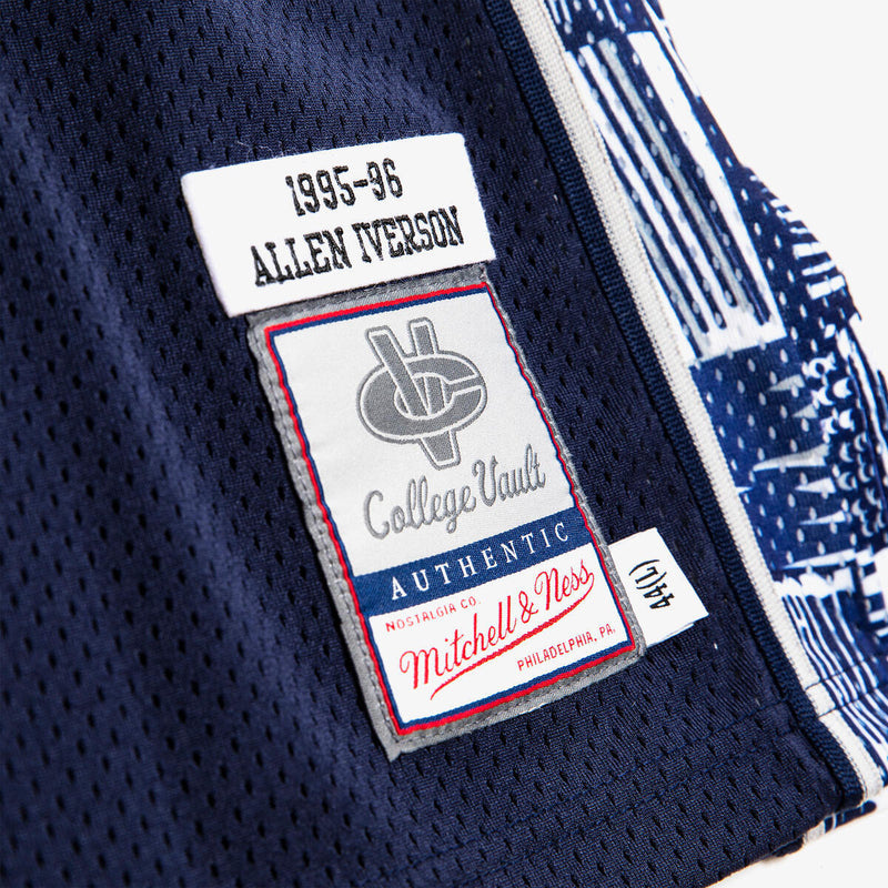 NCAA AUTHENTIC JERSEY GEORGETOWN 1995 ALLEN IVERSON - Navy - Image 3