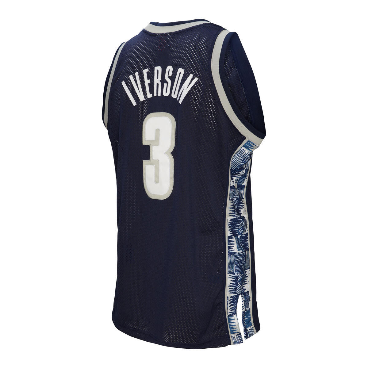 NCAA AUTHENTIC JERSEY GEORGETOWN 1995 ALLEN IVERSON - Navy - Image 5