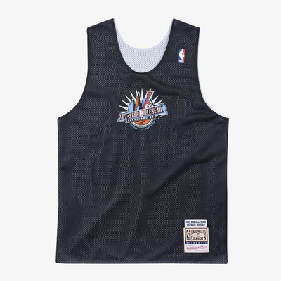 NBA AUTHENTIC PRACTICE JERSEY ALL-STAR 1997 MICHAEL JORDAN - Black-White - Image 1