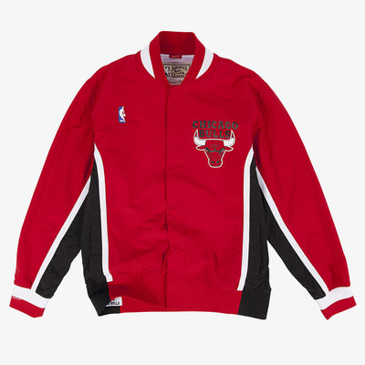 NBA AUTHENTIC WARM UP JACKET BULLS 92-93 - Scarlet - Image 1