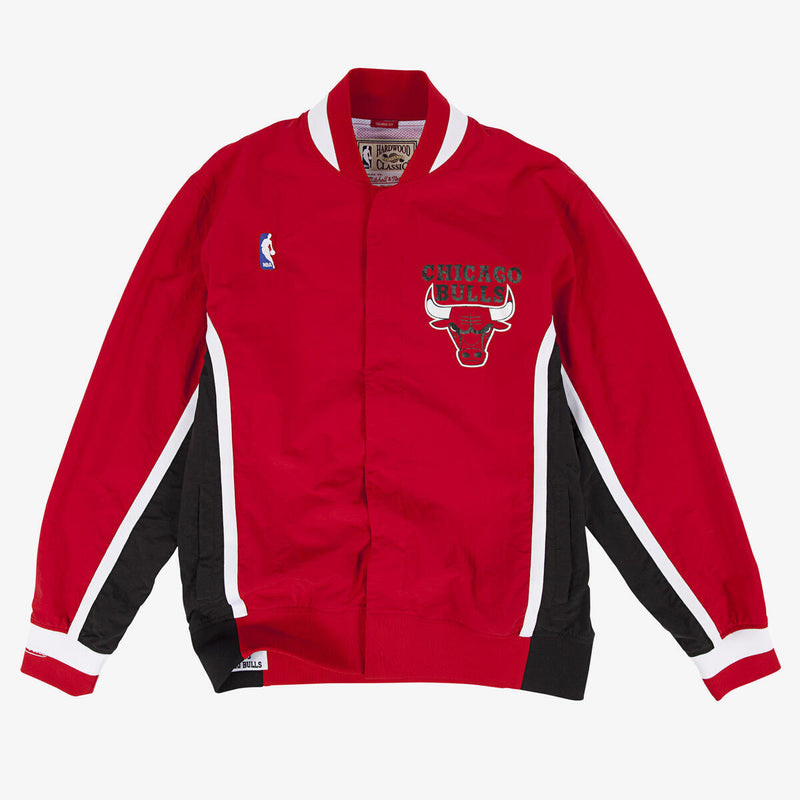 NBA AUTHENTIC WARM UP JACKET BULLS 92-93 - Scarlet - Image 1