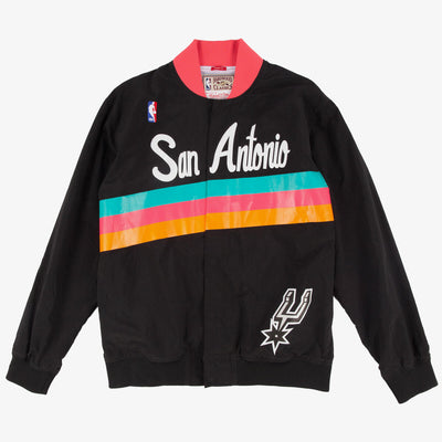NBA AUTHENTIC WARM UP JACKET SPURS 94-95 - Black - Image 1