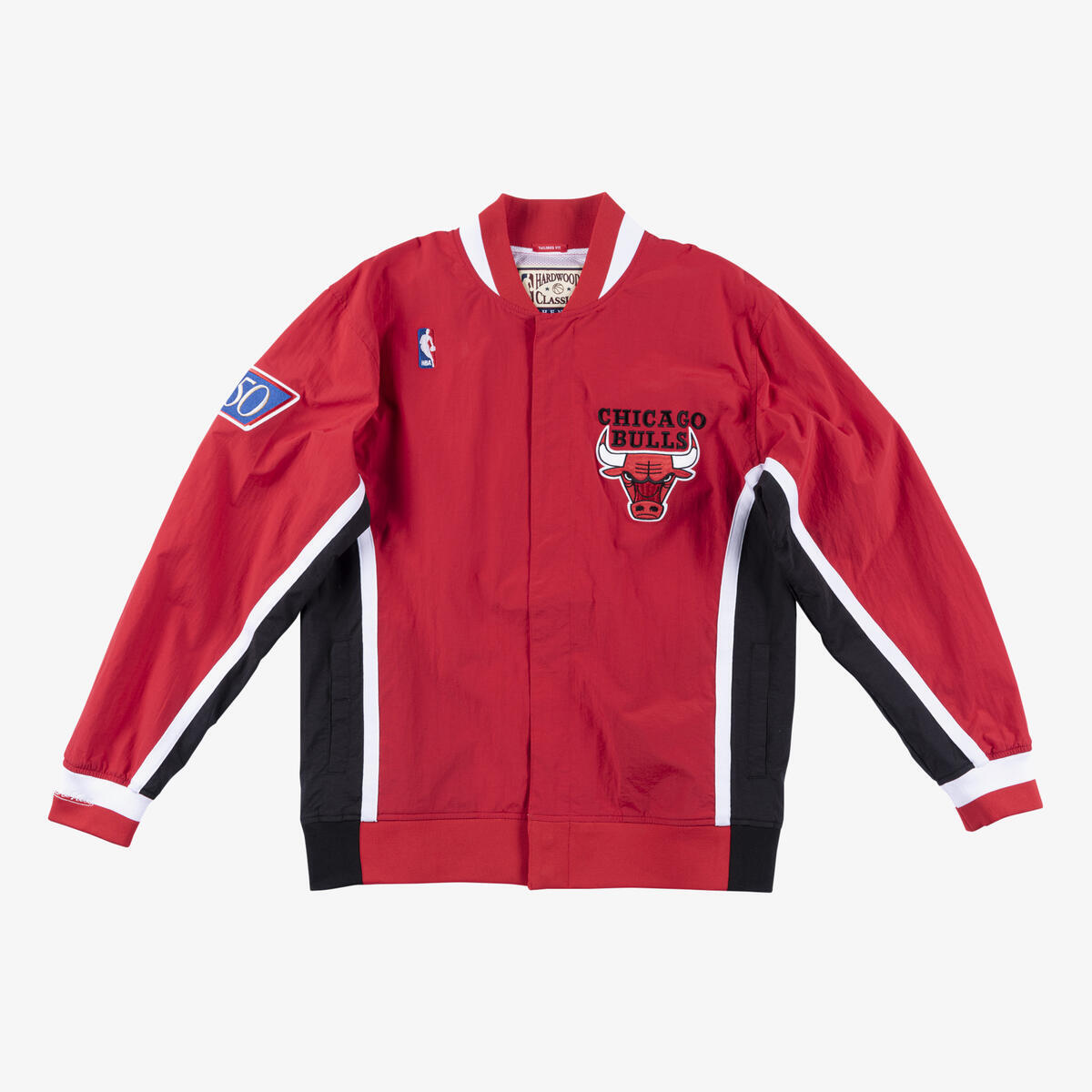 NBA AUTHENTIC WARM UP JACKET BULLS 96 - University Red - Image 1