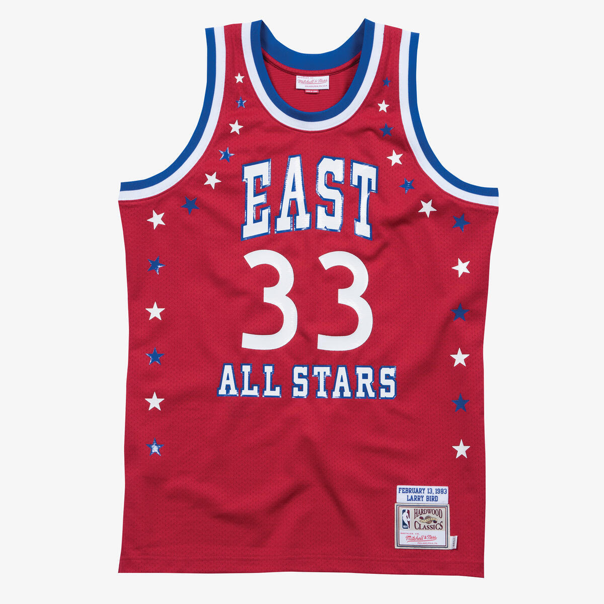 1983 ALL-STAR EAST AUTHENTIC JERSEY - Red