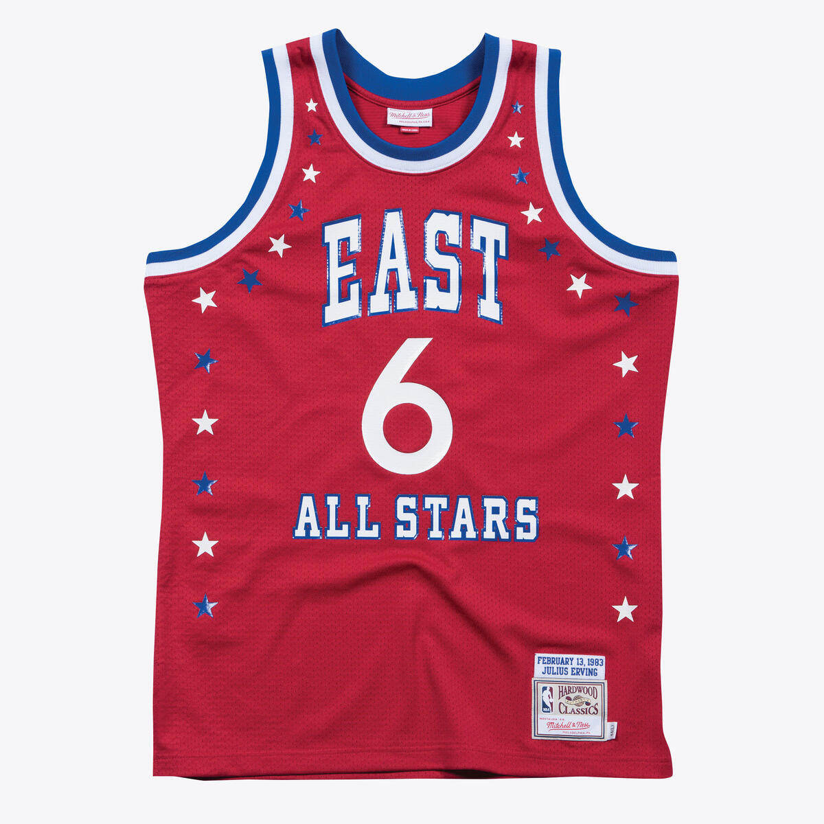 1983 ALL-STAR EAST AUTHENTIC JERSEY - Red - Image 1