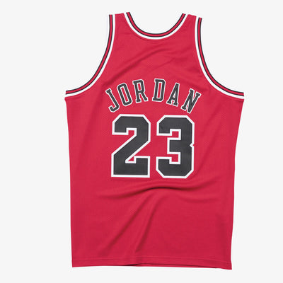 NBA AUTHENTIC JERSEY BULLS MICHAEL JORDAN - Red - Image 6