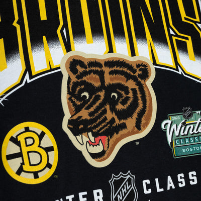 NHL LOGO FADE CREW BRUINS Black BMFCDP22223-BBNBLCK - Image 1