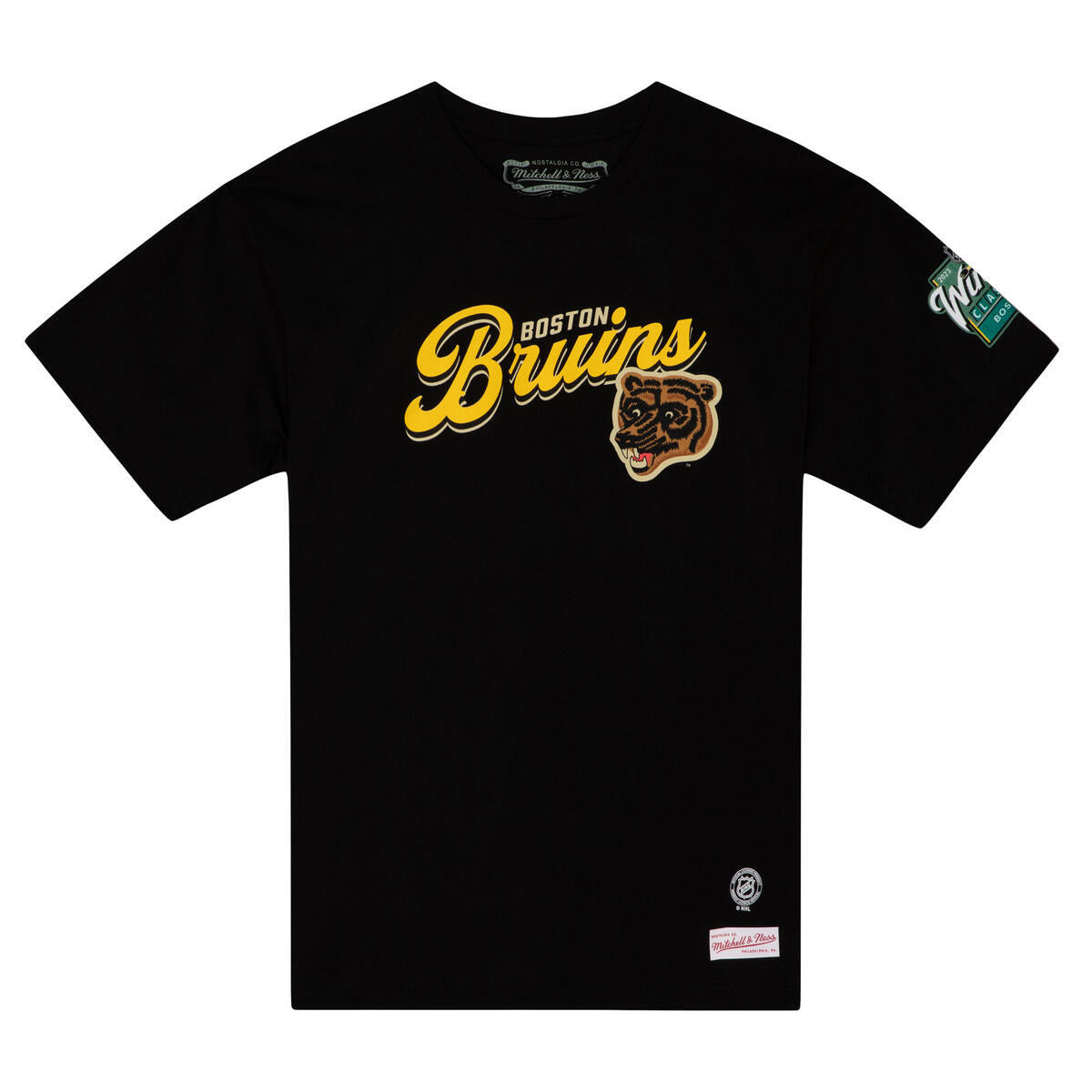 NHL WM LOCKUP TEE BRUINS - Black - Image 1