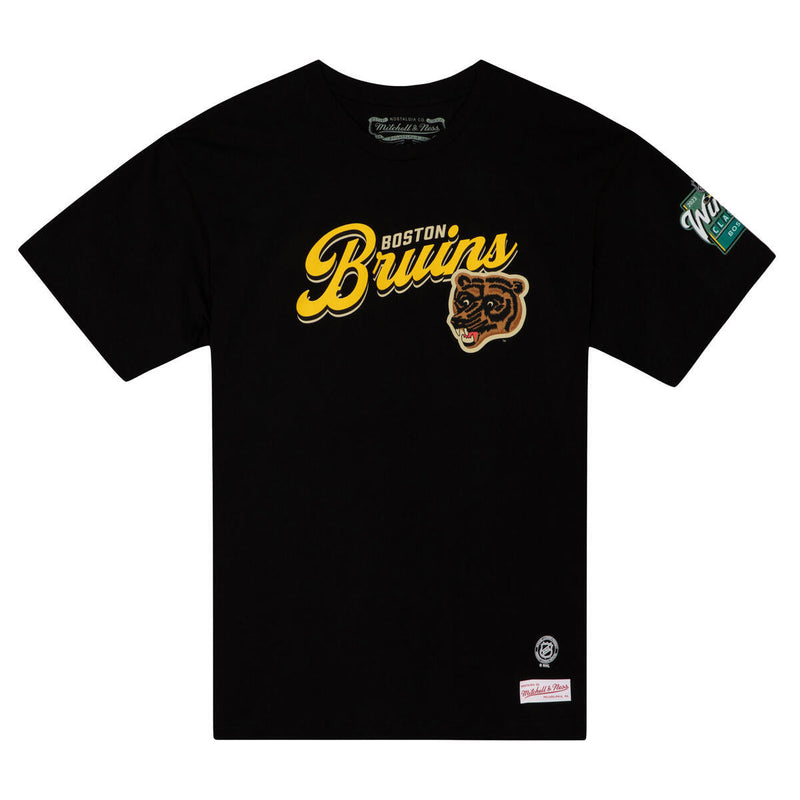 NHL WM LOCKUP TEE BRUINS - Black - Image 1
