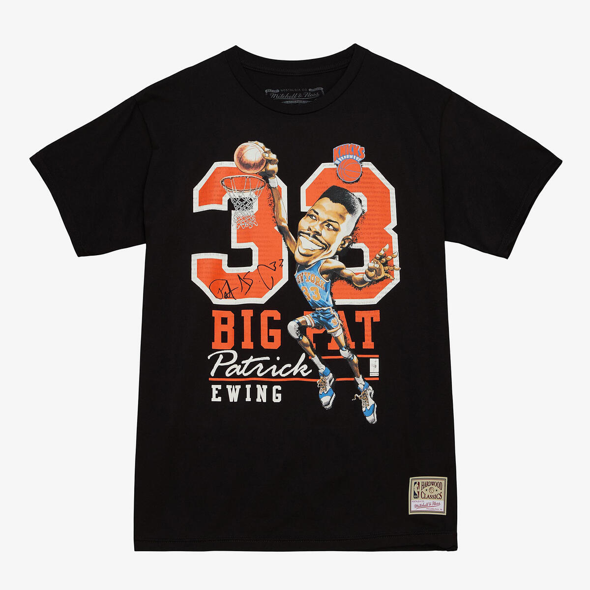 NBA HWC CARICATURES KNICKS PATRICK EWING Black BMTRMO22279-NYKBLCKPEW - Image 1