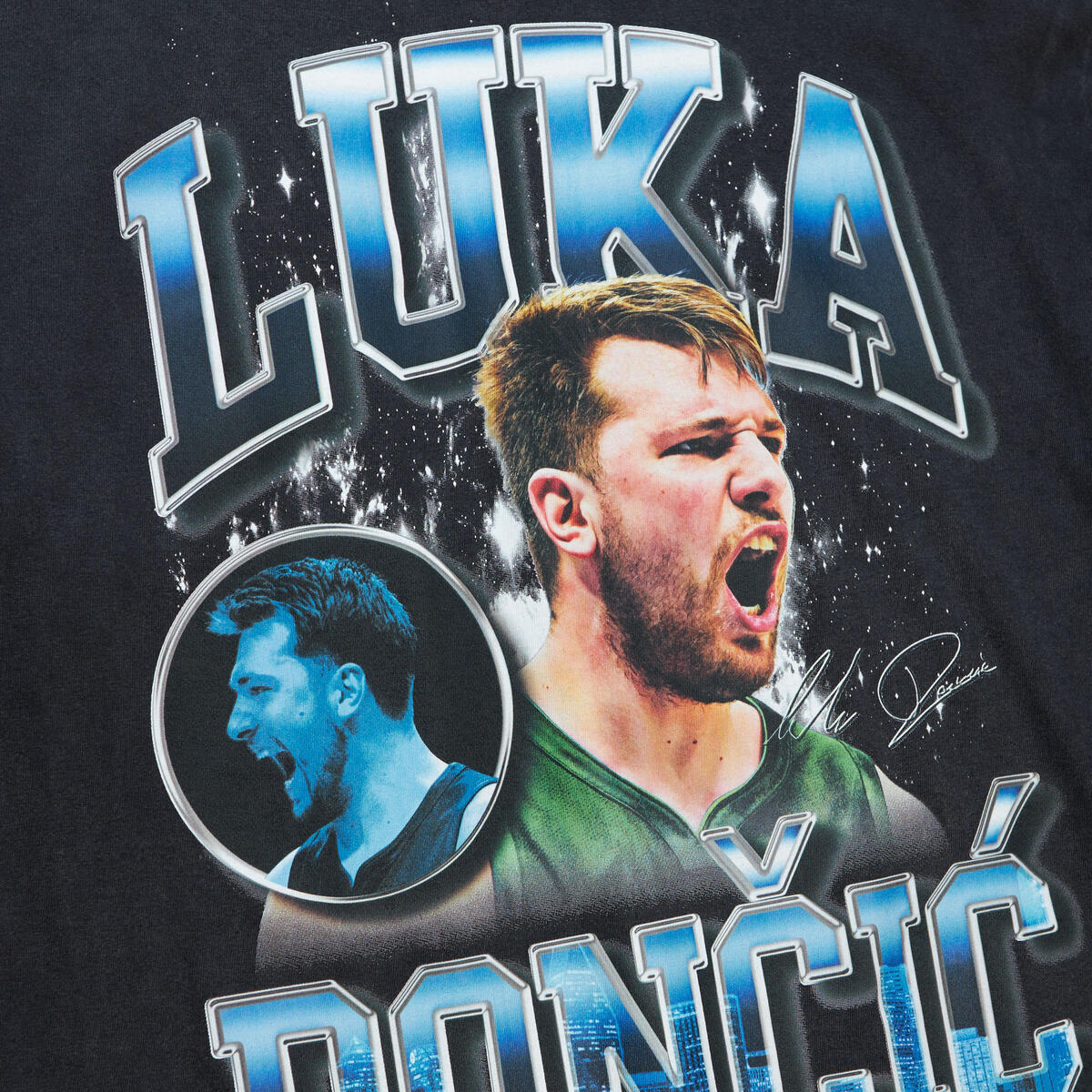 NBA ASG CONCERT TEE PLAYERS ASSOC LUKA DONCIC Black BMTRTC22005-NBPBLCKLDN - Image 4